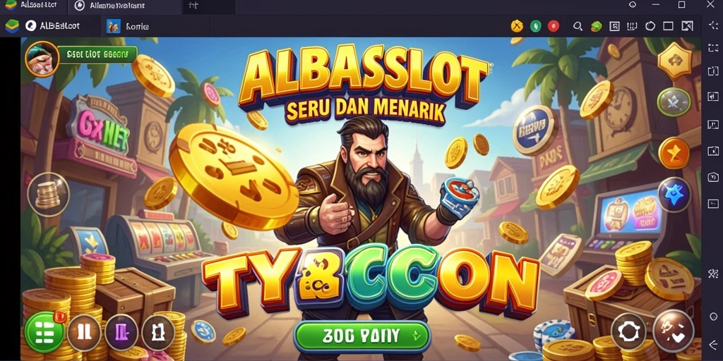 Tampilan gameplay menarik dari ALBASLOT yang menunjukkan keseruan Tycoon.