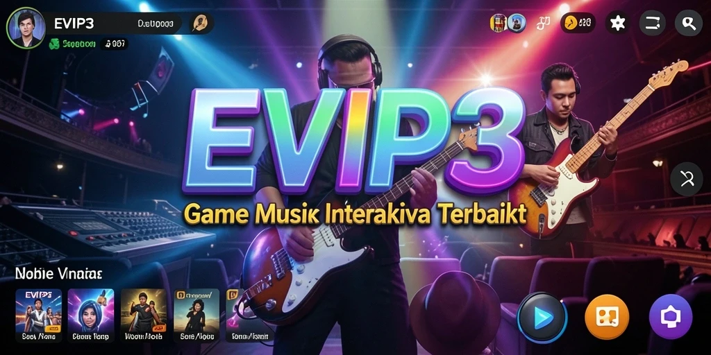 Tampilan gameplay EVIP3 yang menarik dan penuh warna.