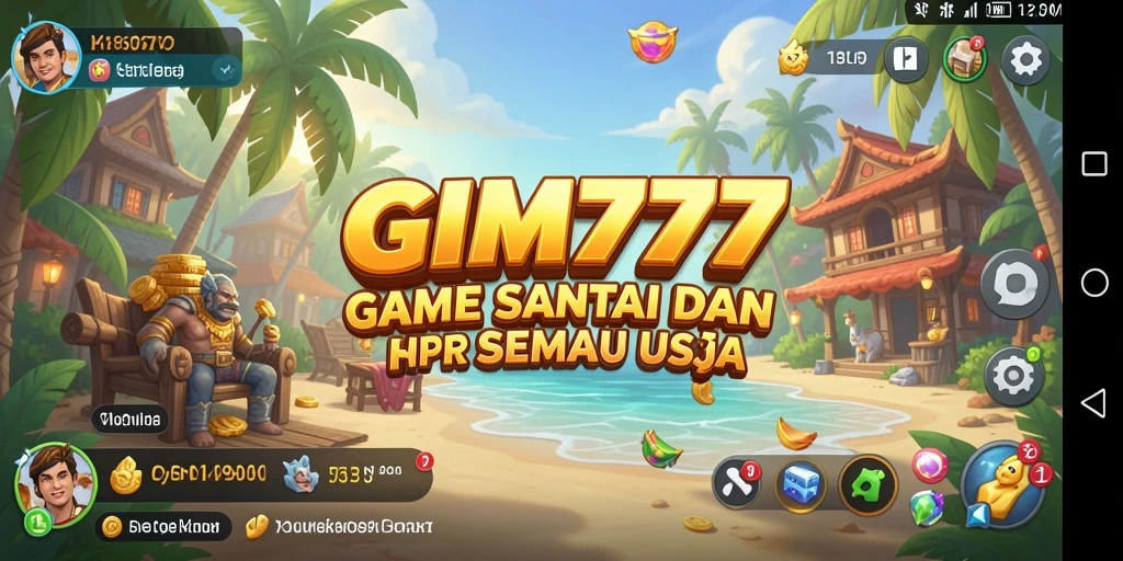 Tampilan gameplay GIM777 yang menarik dan menyenangkan.