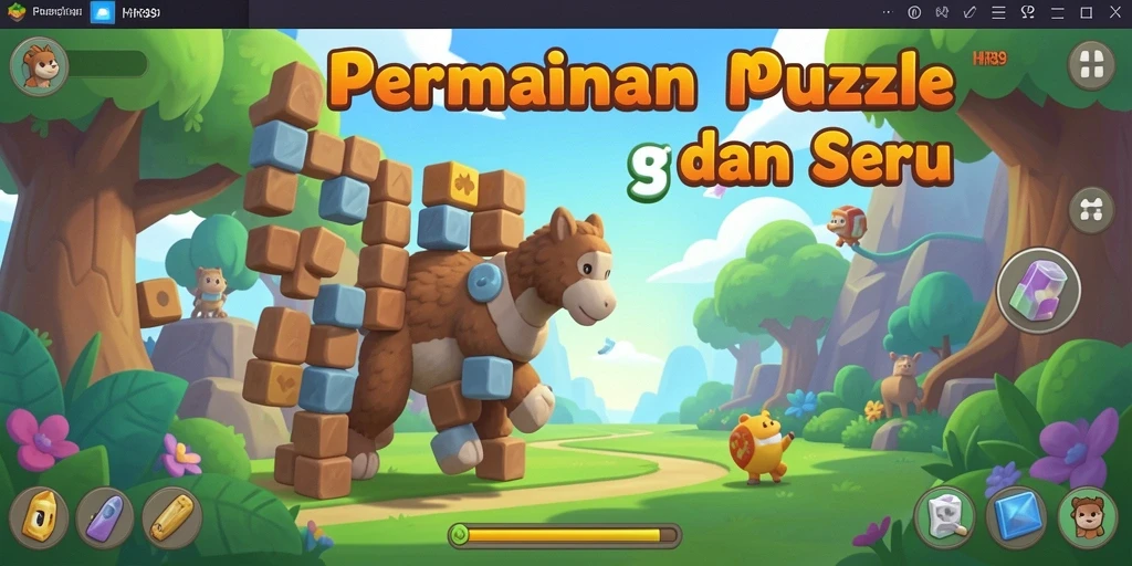 Tampilan gameplay menarik dari HR89 yang menampilkan teka-teki menantang.