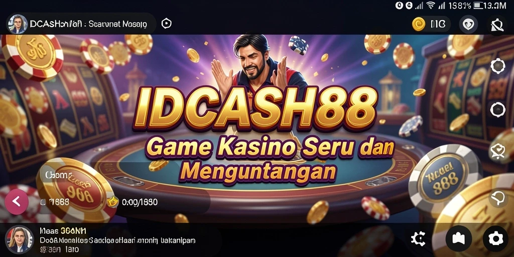 Screenshot gameplay IDCASH88 menampilkan aksi seru serta grafis menarik.