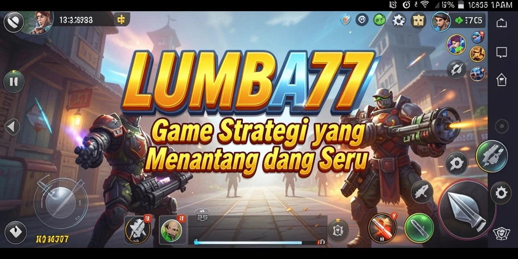 Gameplay LUMBA77 yang strategis dan menarik saat bertempur.