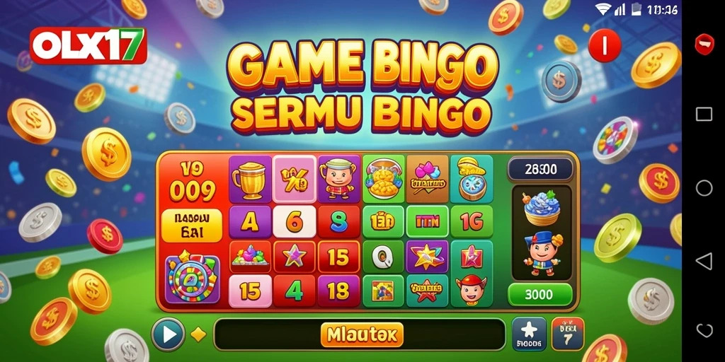 Screenshot gameplay OLX17 yang menampilkan suasana seru Bingo.