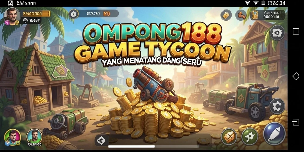 Screenshot utama OMPONG188 menampilkan gameplay seru dan strategis.