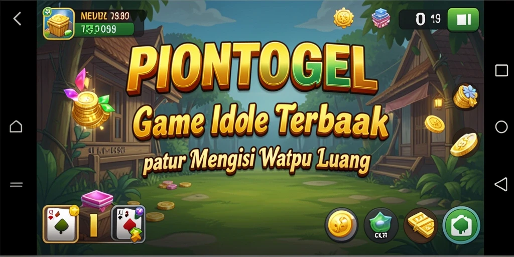 Screenshot utama PIONTOGEL menunjukkan gameplay Idle yang menarik.