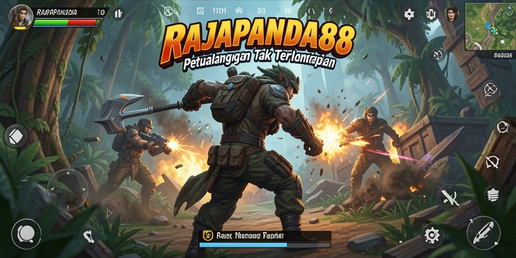 Tampilkan gameplay mendebarkan dari RAJAPANDA88.