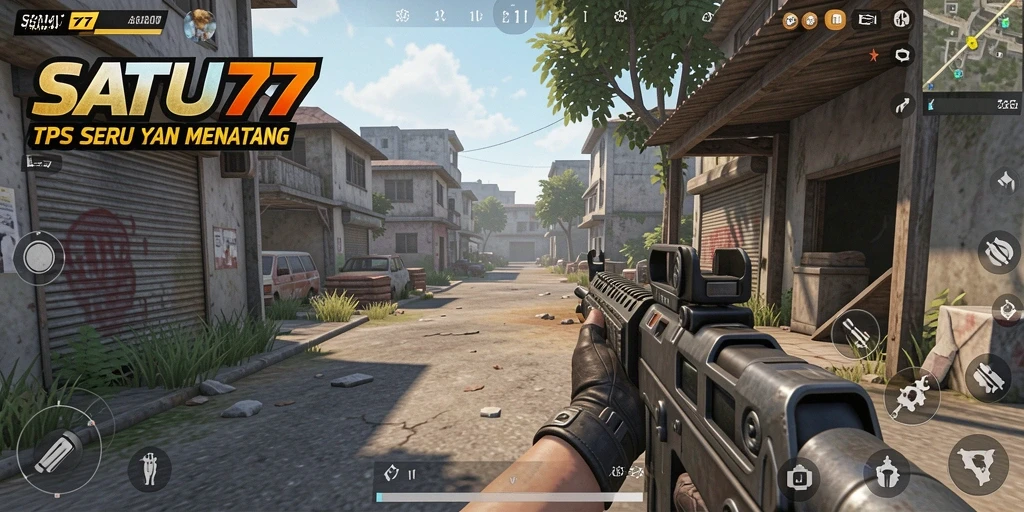 Tampilan menarik dari gameplay TPS yang seru dan menantang.